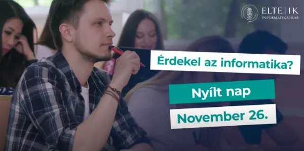 Vegyél részt az ELTE Informatikai Kar Nyílt napján, és nyerd meg az elektromos rollert!